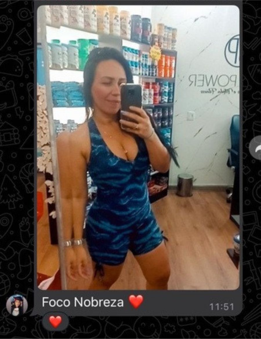 Paciente em registro de rotina de treino.
